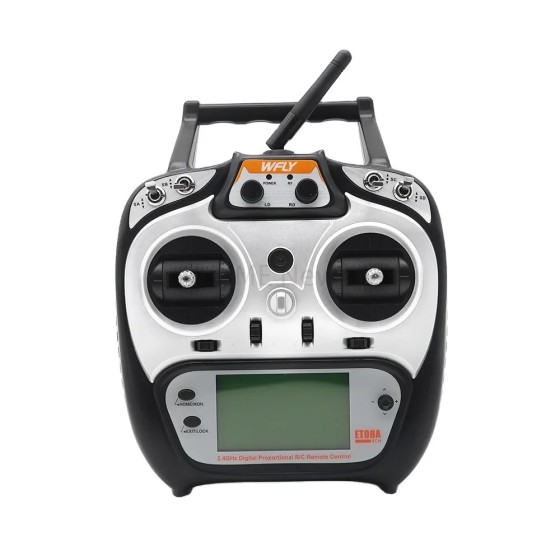 Hot Sales WFLY ET08A 2.4G 8CH RC Radio Transmitter Receiver RF206S the Best Remote for Rc Beginners